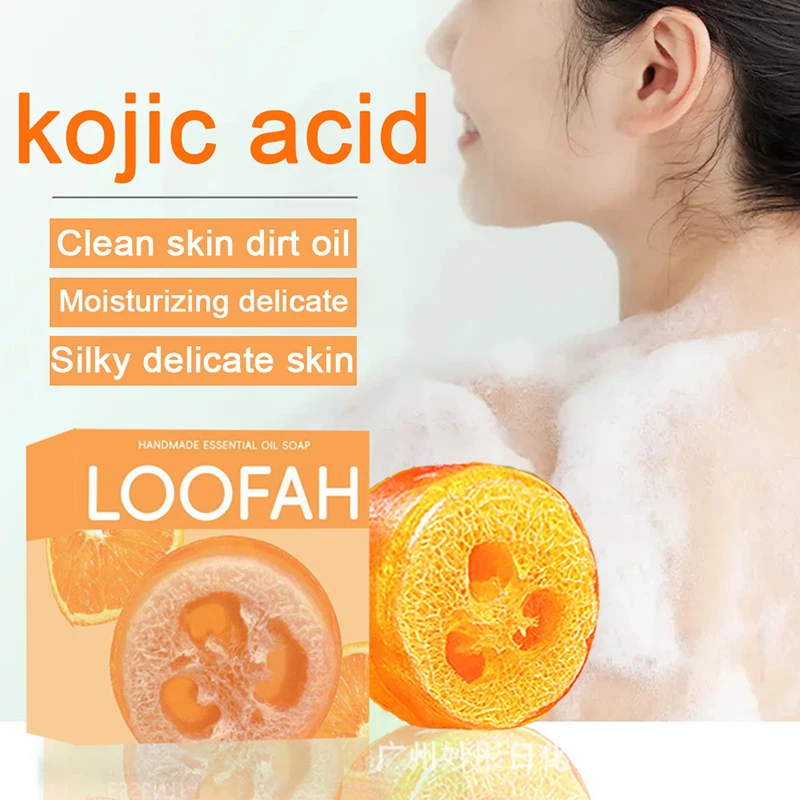 Handmade Kojic Acid Soap With Loofah 100g Lemon Essential Oil Bath Bar Design Exfoliating Cleansing
Handmade Kojic Acid Soap With Loofah 100g Lemon Essential Oil Bath Bar Design Exfoliating Cleansing