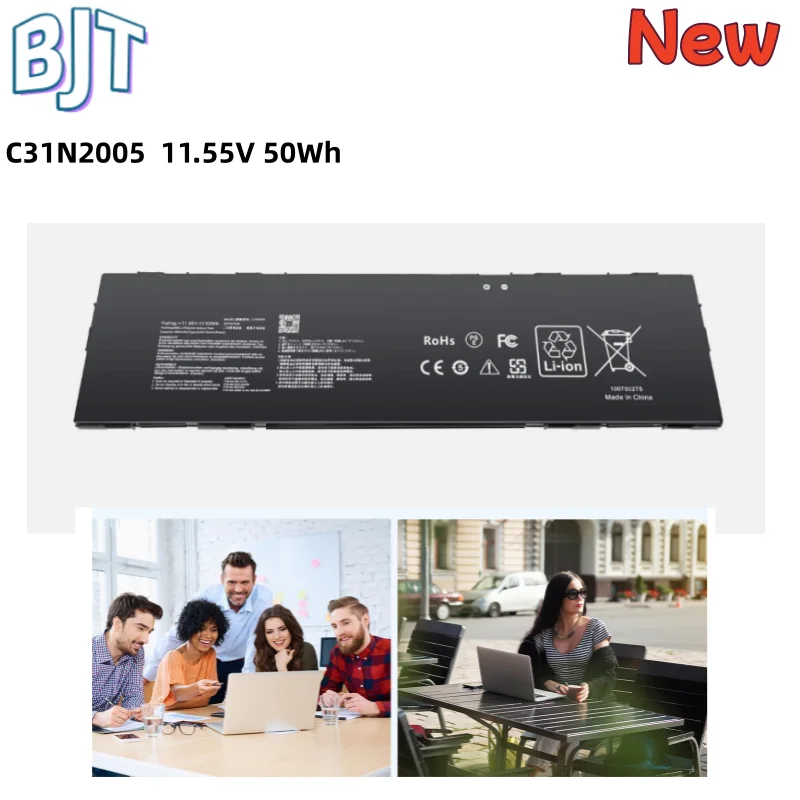 Новая батарея C31N2005 для ноутбуков ASUS Chromebook CX9 CX9400CEA CX3 CX3400FMA ExpertBook B3 Flip B3402FBA B3402FEA, 11.55В 50Втч
Новая батарея C31N2005 для ноутбуков ASUS Chromebook CX9 CX9400CEA CX3 CX3400FMA ExpertBook B3 Flip B3402FBA B3402FEA, 11.55В 50Втч