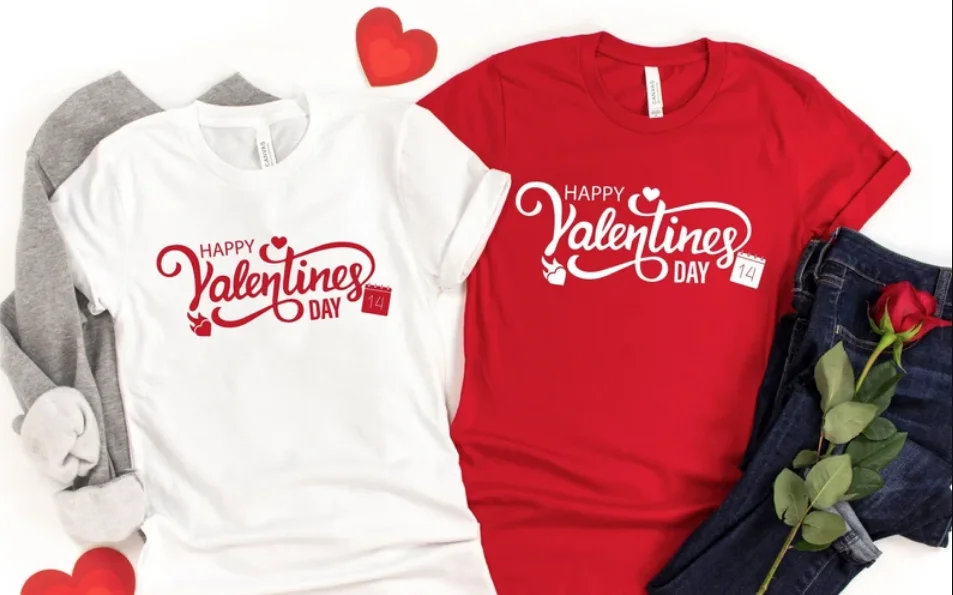 Happy Valentine's Day T-Shirt, Valentines Day Short Sleeve Top Tees O NeckGift For Womens Gift For Her 100% cotton Drop Shipping
Happy Valentine's Day T-Shirt, Valentines Day Short Sleeve Top Tees O NeckGift For Womens Gift For Her 100% cotton Drop Shipping