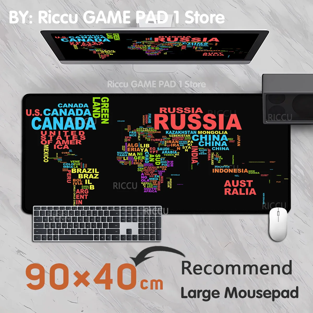 HD W-World Map Mouse Pad Large Gaming Mouse pad XXL print desk mat Non-slip PC laptop Gamer desk accessories table pad carpet
HD W-World Map Mouse Pad Large Gaming Mouse pad XXL print desk mat Non-slip PC laptop Gamer desk accessories table pad carpet