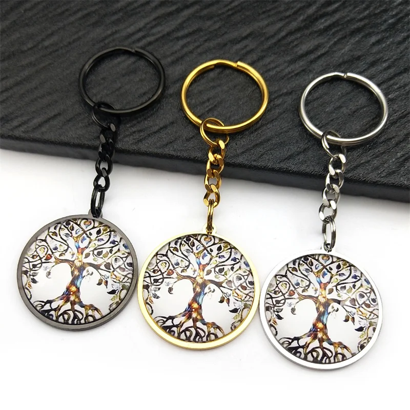 Tree of Life Glass Key Rings For Women Men Stainless Steel Gold Silver Color Plant Bag Pendant Key Chain Amulet Jewelry Gift
Tree of Life Glass Key Rings For Women Men Stainless Steel Gold Silver Color Plant Bag Pendant Key Chain Amulet Jewelry Gift