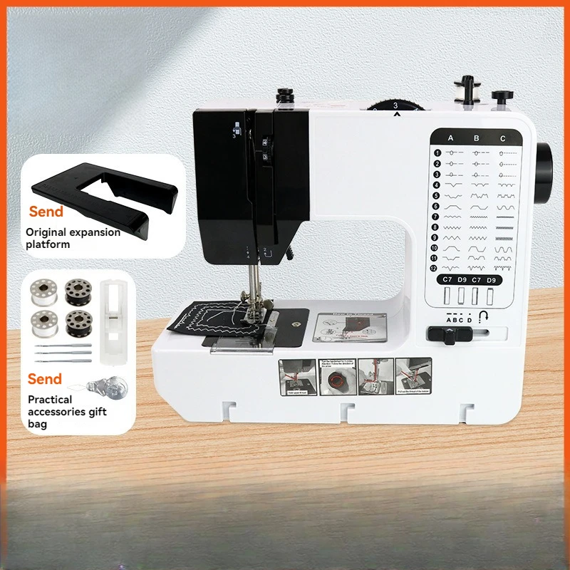 38 Thread Home Edition Sewing Machine Multi Functional Small With Pedal Electric Sewing Machine Adjustable Speed
38 Thread Home Edition Sewing Machine Multi Functional Small With Pedal Electric Sewing Machine Adjustable Speed