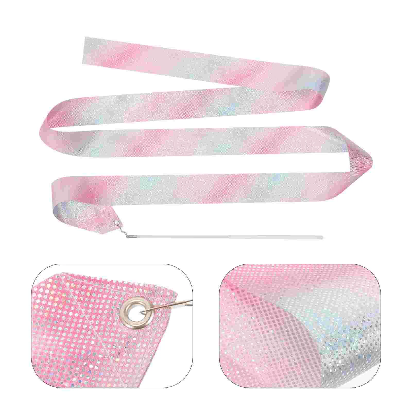 2 Pcs Rhythmic Gymnastics Ribbons Dance Artistic Dancing Accessories Performing Streamer Polyester Decorative
2 Pcs Rhythmic Gymnastics Ribbons Dance Artistic Dancing Accessories Performing Streamer Polyester Decorative
