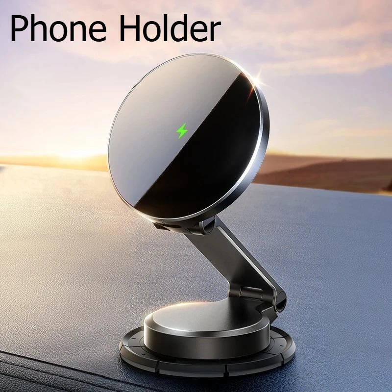 Magnetic Car Mount N55 Magnetic 15W Wireless Charging 360° Rotation Foldable Phone Holder For Magsafe iPhone 16-12 Fast Charging
Magnetic Car Mount N55 Magnetic 15W Wireless Charging 360° Rotation Foldable Phone Holder For Magsafe iPhone 16-12 Fast Charging