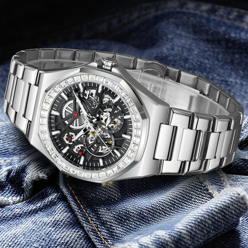 LIGE 2026 Mechanical Watches Men Fashion Top Luxury Automatic Mens Watch Waterproof Luminous Tourbillon Wristwatch Reloj Hombre
LIGE 2026 Mechanical Watches Men Fashion Top Luxury Automatic Mens Watch Waterproof Luminous Tourbillon Wristwatch Reloj Hombre