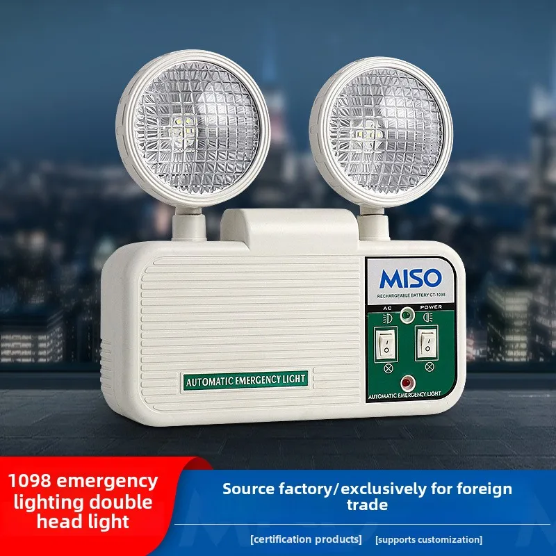 Emergency Lighting Double Head Lamp Hot Selling Foreign Trade Led Fire Emergency Light Staircase Corridor Fire Lighting Fixture
Emergency Lighting Double Head Lamp Hot Selling Foreign Trade Led Fire Emergency Light Staircase Corridor Fire Lighting Fixture