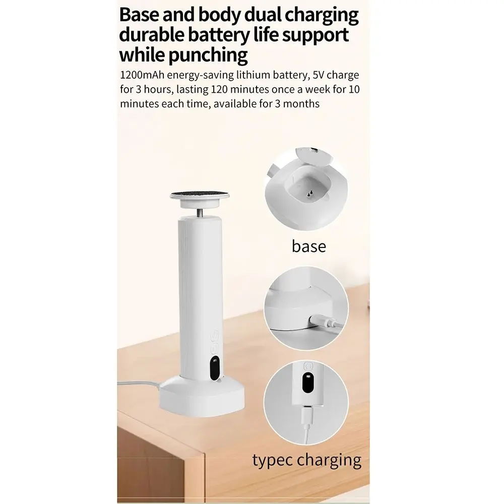 Электрическая пилка для ног с 6 скоростями, дисплеем, сменными насадками, автоматическим удалением мозолей, зарядной базой и насадкой-пилкой для ногтей
Электрическая пилка для ног с 6 скоростями, дисплеем, сменными насадками, автоматическим удалением мозолей, зарядной базой и насадкой-пилкой для ногтей