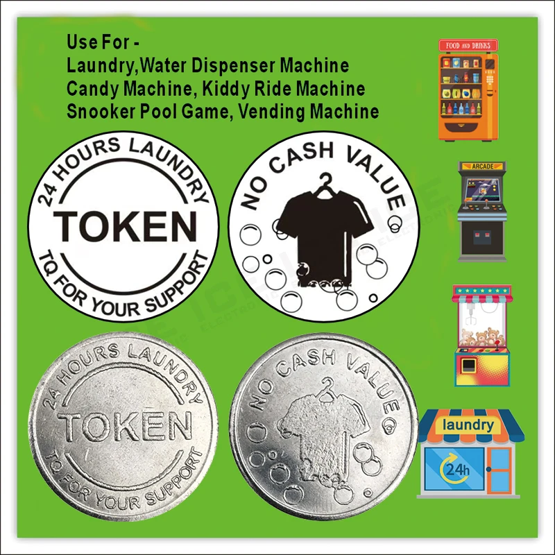 100 PCS/LOT Free Design Custom stainless Steel Token Game Token Coin For Car Wash Machine Coin
100 PCS/LOT Free Design Custom stainless Steel Token Game Token Coin For Car Wash Machine Coin