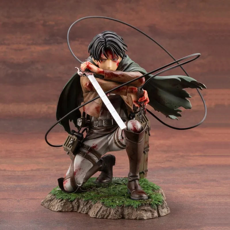17CM Attack On Titan Captain Levi Ackerman 1/7 Scale Battle Pose Figure Desktop Ornament Model Collectible Toys Anime Fans Gift
17CM Attack On Titan Captain Levi Ackerman 1/7 Scale Battle Pose Figure Desktop Ornament Model Collectible Toys Anime Fans Gift