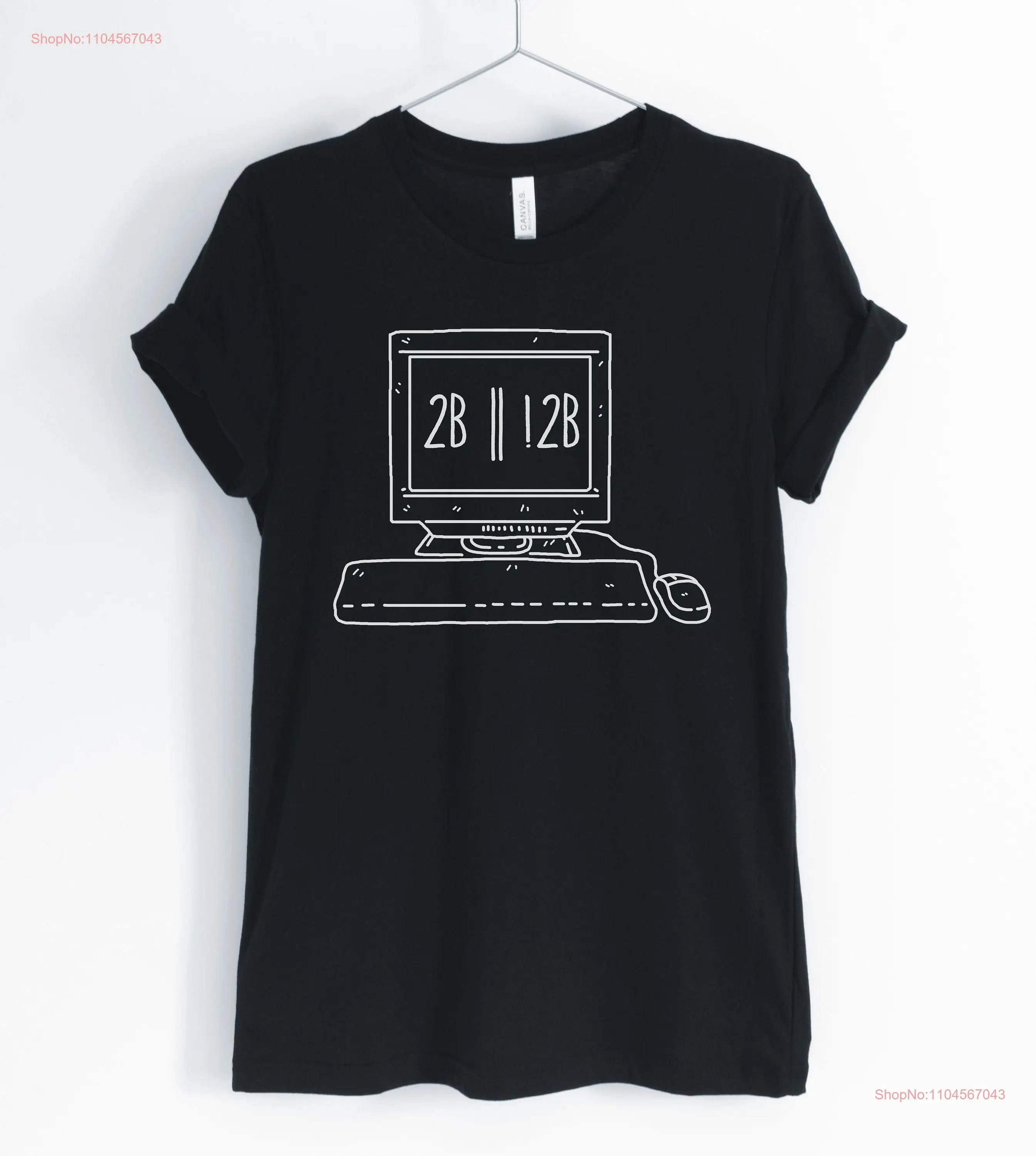 2b programmer shirt coding computer t iT gift unisex women's shirts long or short sleeves
2b programmer shirt coding computer t iT gift unisex women's shirts long or short sleeves