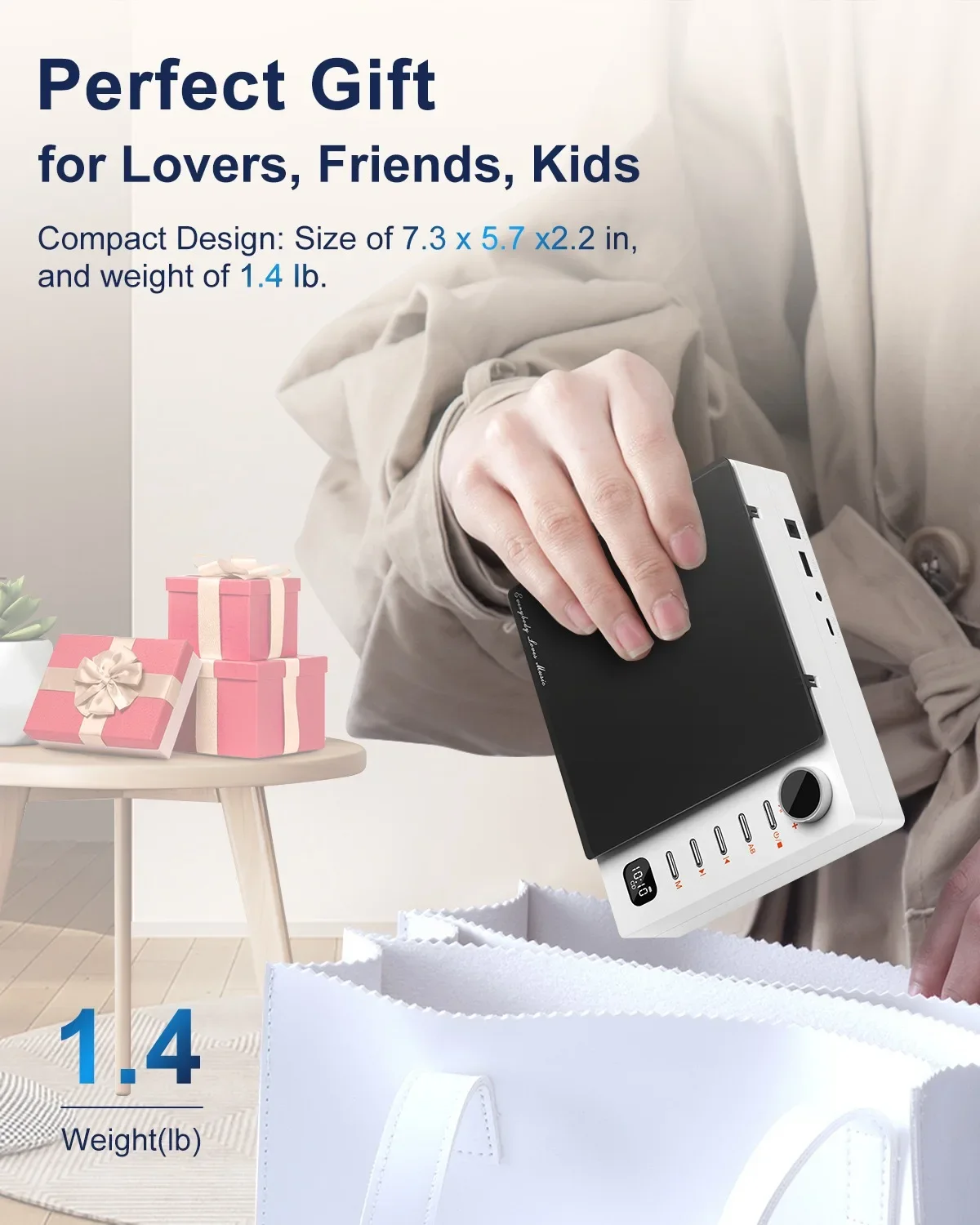 Pure Hifi Speaker Personal Stereo Professional Tune Playing Cd Player BT5.1 Portable Mini Car CD Player With Usb-C Fast Charging
Pure Hifi Speaker Personal Stereo Professional Tune Playing Cd Player BT5.1 Portable Mini Car CD Player With Usb-C Fast Charging