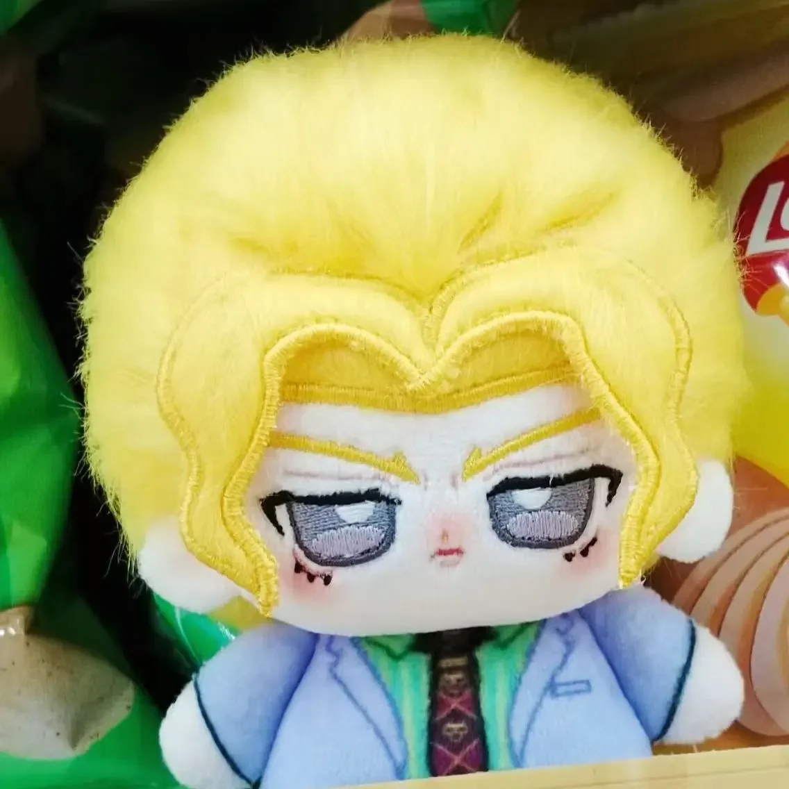 Kira Yoshikage Stuffed 10cm Anime JoJo's Bizarre Adventure Cotton Doll Cosplay Soft Keychain Cartoon Mini Keyring Charm Props T
Kira Yoshikage Stuffed 10cm Anime JoJo's Bizarre Adventure Cotton Doll Cosplay Soft Keychain Cartoon Mini Keyring Charm Props T