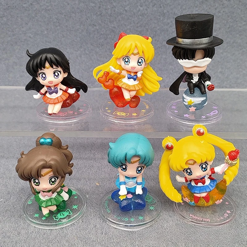 6Pcs Sailor Moon Anime Merchandise 4th Generation Figure with Base Desktop Ornament Collectible Statue Model Gift for Fans
6Pcs Sailor Moon Anime Merchandise 4th Generation Figure with Base Desktop Ornament Collectible Statue Model Gift for Fans