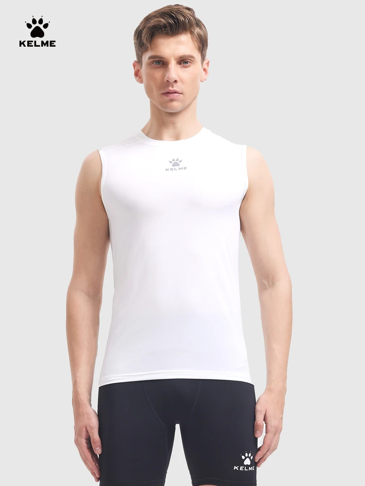Kelme Мужская футболка для фитнеса без рукавов, эластичные дышащие колготки, тренировочный спортивный быстросохнущий жилет, жилет для бега на открытом воздухе
Kelme Мужская футболка для фитнеса без рукавов, эластичные дышащие колготки, тренировочный спортивный быстросохнущий жилет, жилет для бега на открытом воздухе