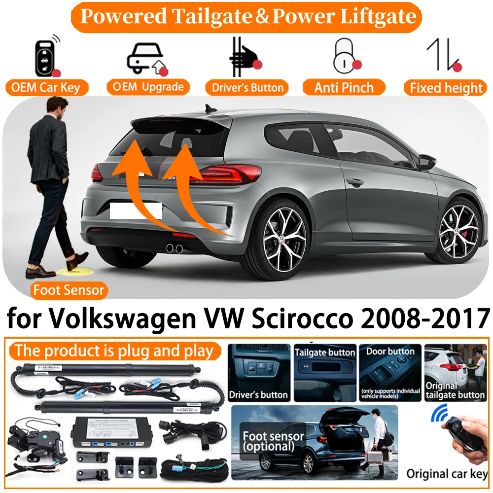 Car OEM Smart Powered Tailgate system for Volkswagen VW Scirocco 2008-2017 Automatic Electric Power Tailgate Tail Gate Lift kit
Car OEM Smart Powered Tailgate system for Volkswagen VW Scirocco 2008-2017 Automatic Electric Power Tailgate Tail Gate Lift kit