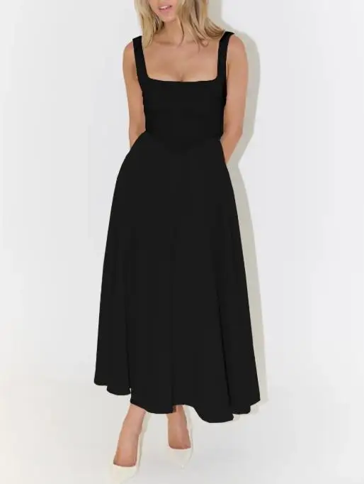 2026 New Fashion Casual High-End Vacation Style Elegant Sexy Dress Fashionable Women's Long Skirt with Large Swing
2026 New Fashion Casual High-End Vacation Style Elegant Sexy Dress Fashionable Women's Long Skirt with Large Swing