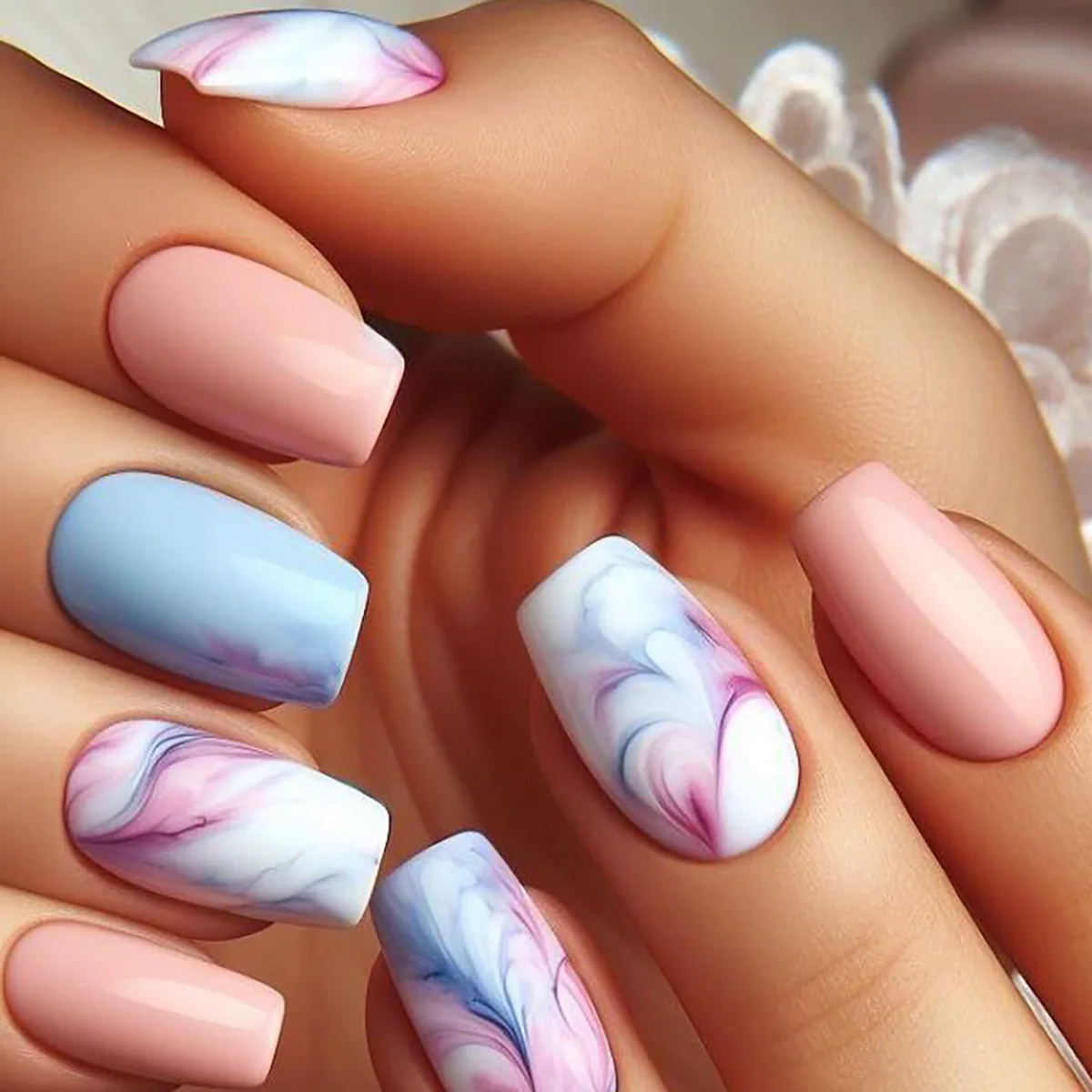 24pcs Medium Size Square Gradient Color Nail Tips Assorted Pack for Nail Art Decoration
24pcs Medium Size Square Gradient Color Nail Tips Assorted Pack for Nail Art Decoration
