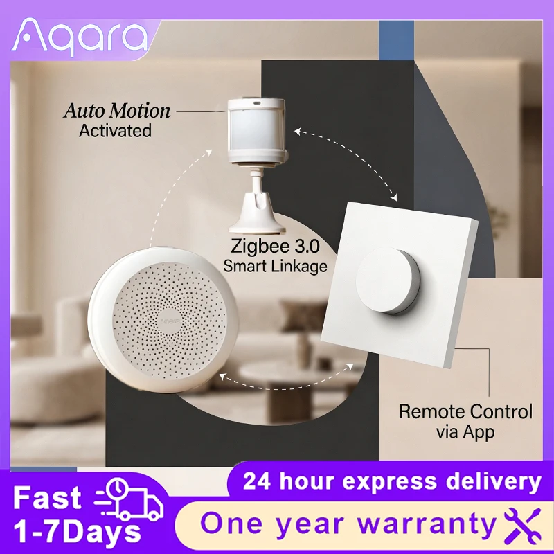 Aqara H1 EU Smart Switch Wireless Zigbee 3.0 Multifunctional Intelligent Adjustment Dimming Smart Light Works with Apple HomeKit
Aqara H1 EU Smart Switch Wireless Zigbee 3.0 Multifunctional Intelligent Adjustment Dimming Smart Light Works with Apple HomeKit