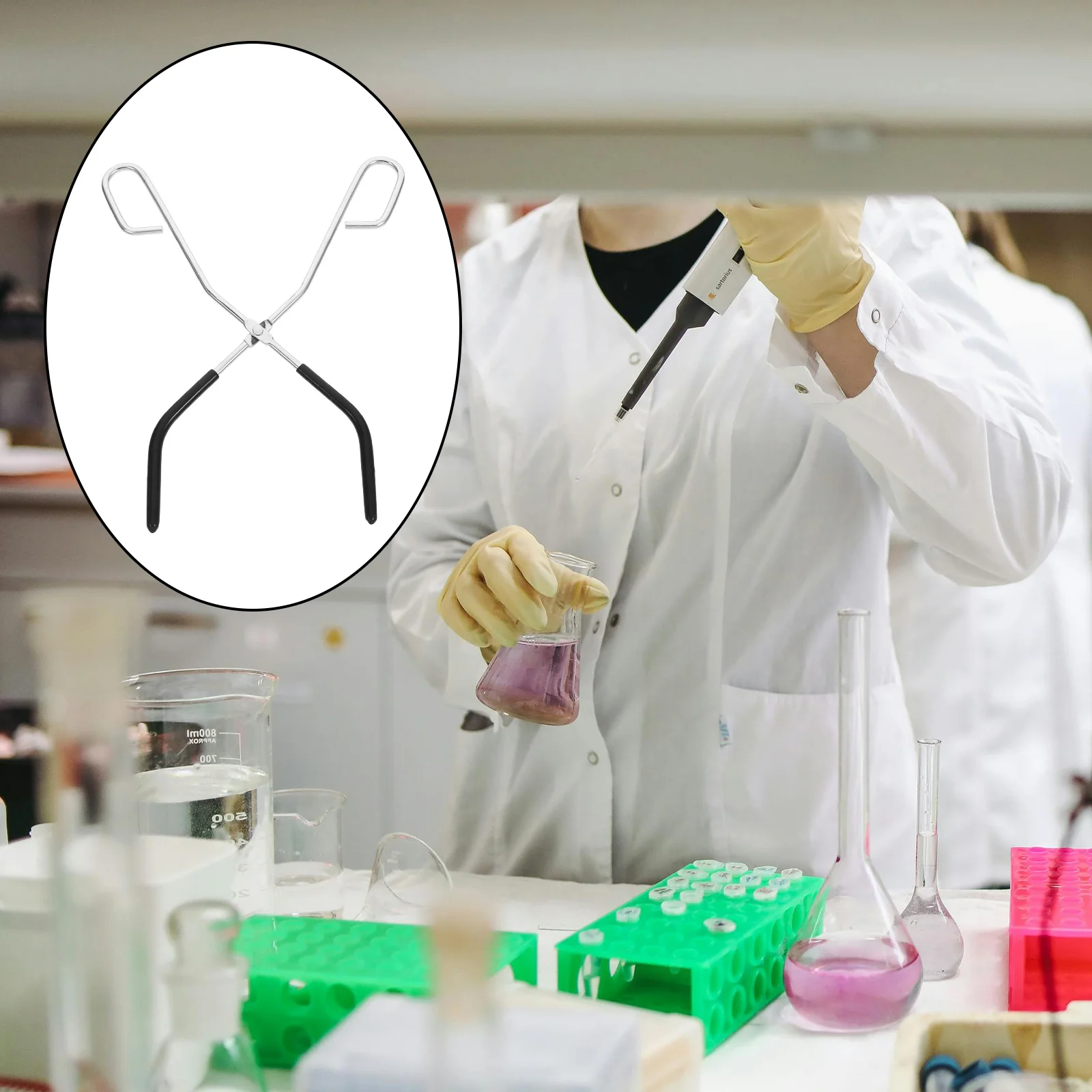 Beaker Clamp Laboratory Tools Condenser Tube Test Clip Clamps Tong Holder Crucible Pliers
Beaker Clamp Laboratory Tools Condenser Tube Test Clip Clamps Tong Holder Crucible Pliers