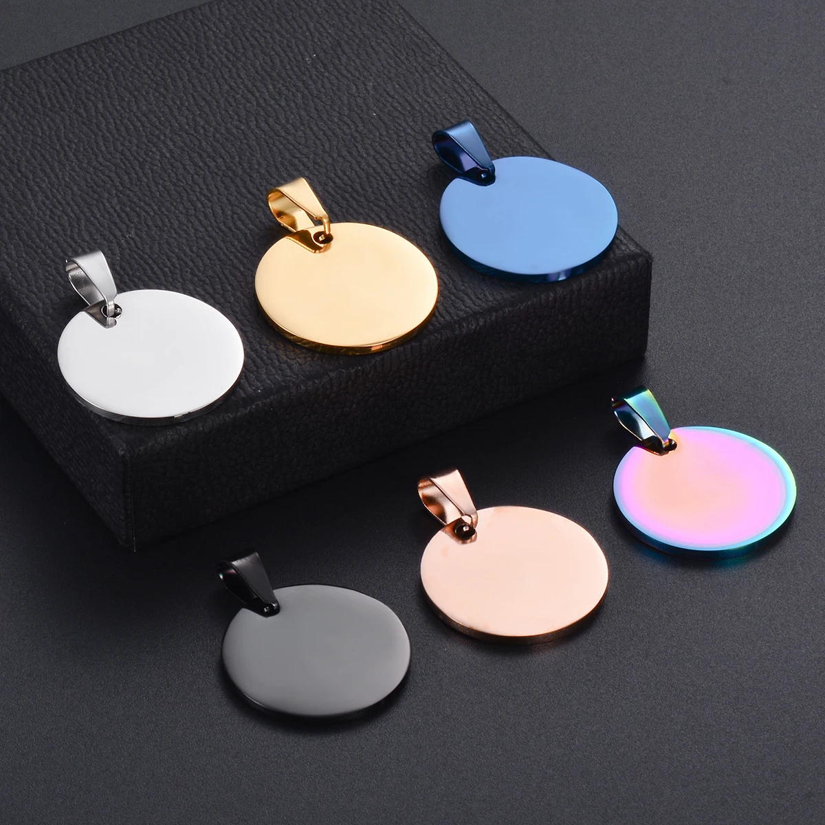 10 Pcs Stainless Steel Round ID Dog Tags 4 Colors Quality Tag ID Jewelry 4 Size Necklace Jewelry Accessories
10 Pcs Stainless Steel Round ID Dog Tags 4 Colors Quality Tag ID Jewelry 4 Size Necklace Jewelry Accessories