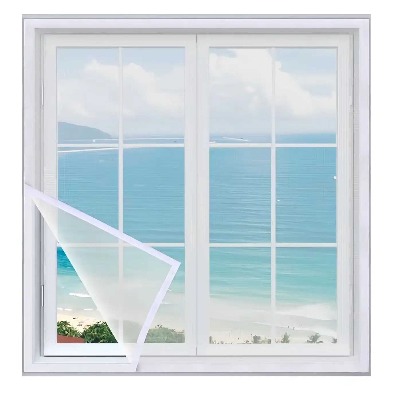 UV Resistant Polyester Window Screen, Non-Magnetic Fly Net for Home/Balcony - Child-Safe & Washable
UV Resistant Polyester Window Screen, Non-Magnetic Fly Net for Home/Balcony - Child-Safe & Washable