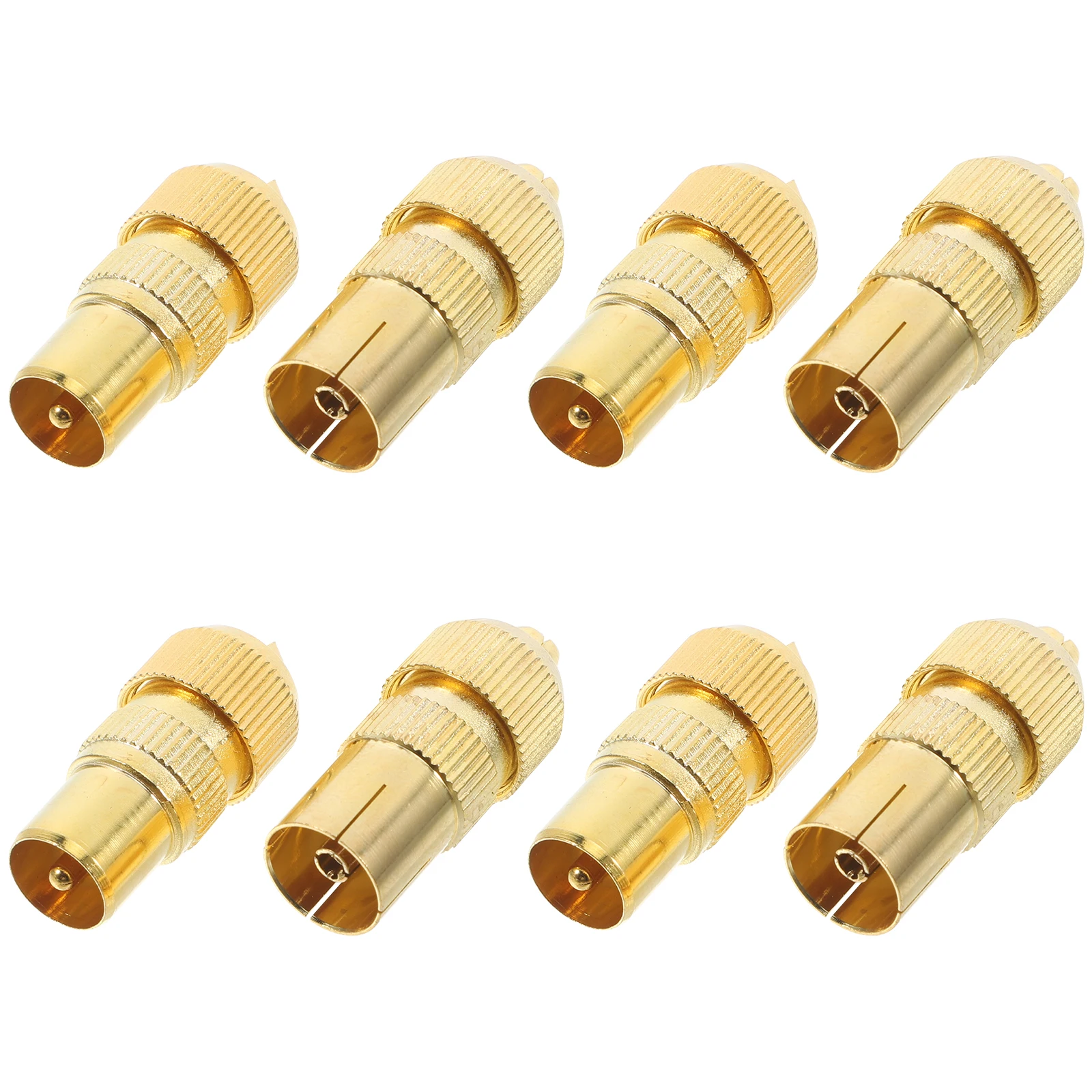 8pcs Male Plug 9.5Mm Connector For Cable Antenna Adapter Signal Transmission Stable Hd Digital Converter Easy Install 
8pcs Male Plug 9.5Mm Connector For Cable Antenna Adapter Signal Transmission Stable Hd Digital Converter Easy Install