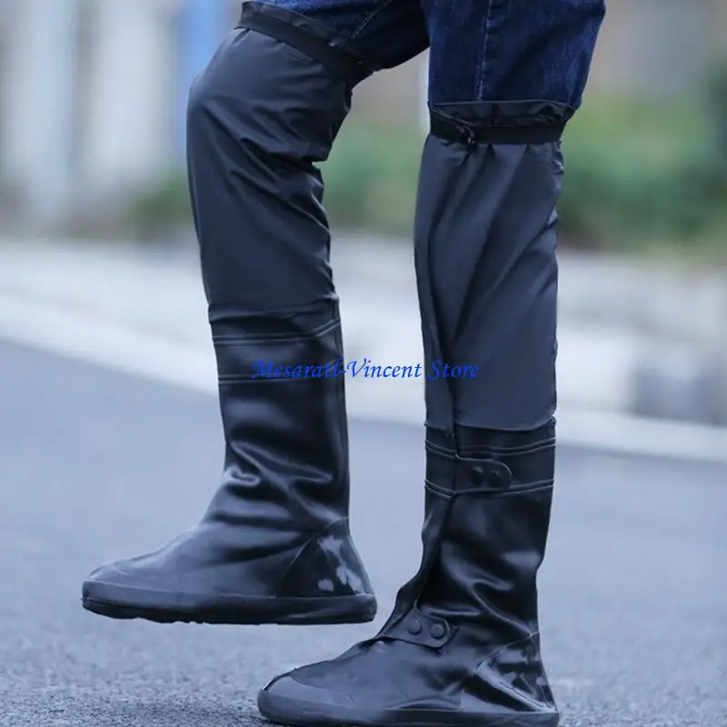 A70F High Tube Rain Shoe Covers Creative Waterproof Reusable Motorcycle Cycling Protective Gear Bike Rain Boot Rainproof 2pcs
A70F High Tube Rain Shoe Covers Creative Waterproof Reusable Motorcycle Cycling Protective Gear Bike Rain Boot Rainproof 2pcs