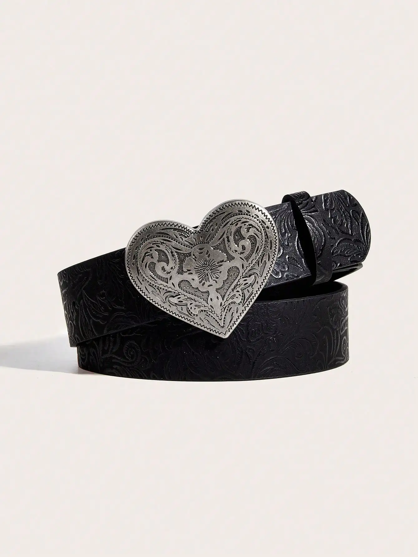 1pc Women's Retro Alloy Buckle Printed PU Leather Belt, Suitable For Western Cowboy Style
1pc Women's Retro Alloy Buckle Printed PU Leather Belt, Suitable For Western Cowboy Style