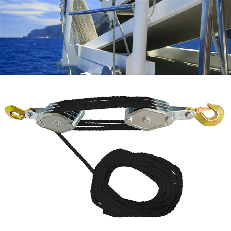 ABBP-Lifting Pulley Hoist Load Hook Lifting Pulley Block With Multi Nylon Rope Galvanized Steel Pulley
ABBP-Lifting Pulley Hoist Load Hook Lifting Pulley Block With Multi Nylon Rope Galvanized Steel Pulley
