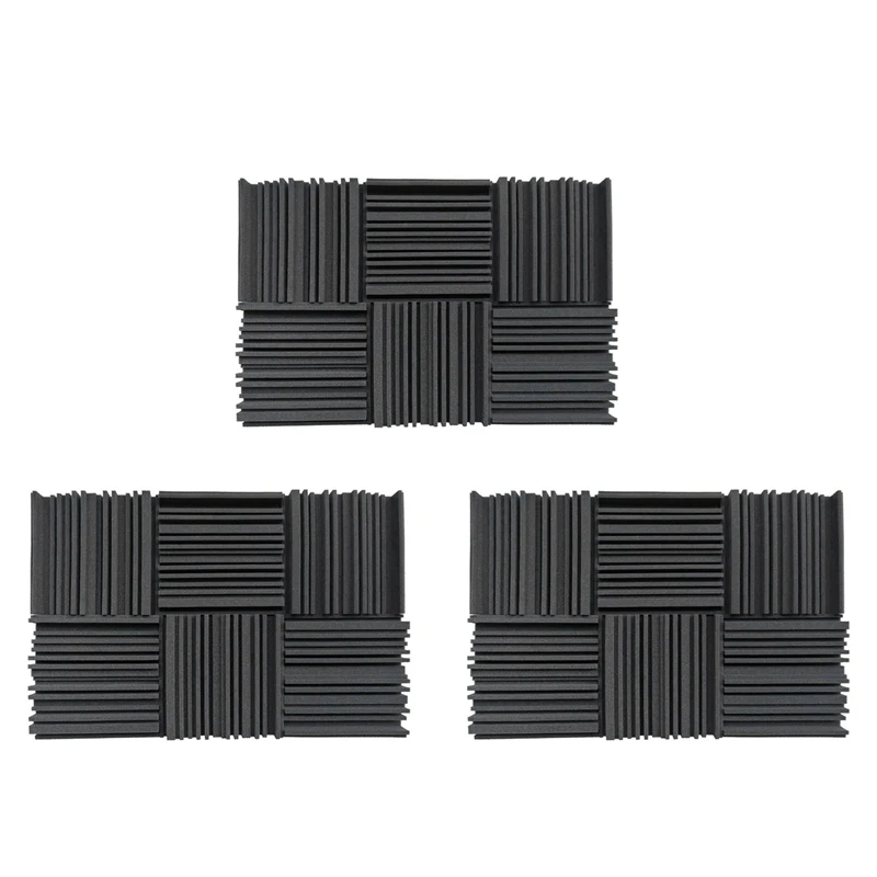 A74K-18 Pcs Acoustic Studio Absorption Foam Panel Broadband Sound Absorber Periodic Groove Structure
A74K-18 Pcs Acoustic Studio Absorption Foam Panel Broadband Sound Absorber Periodic Groove Structure