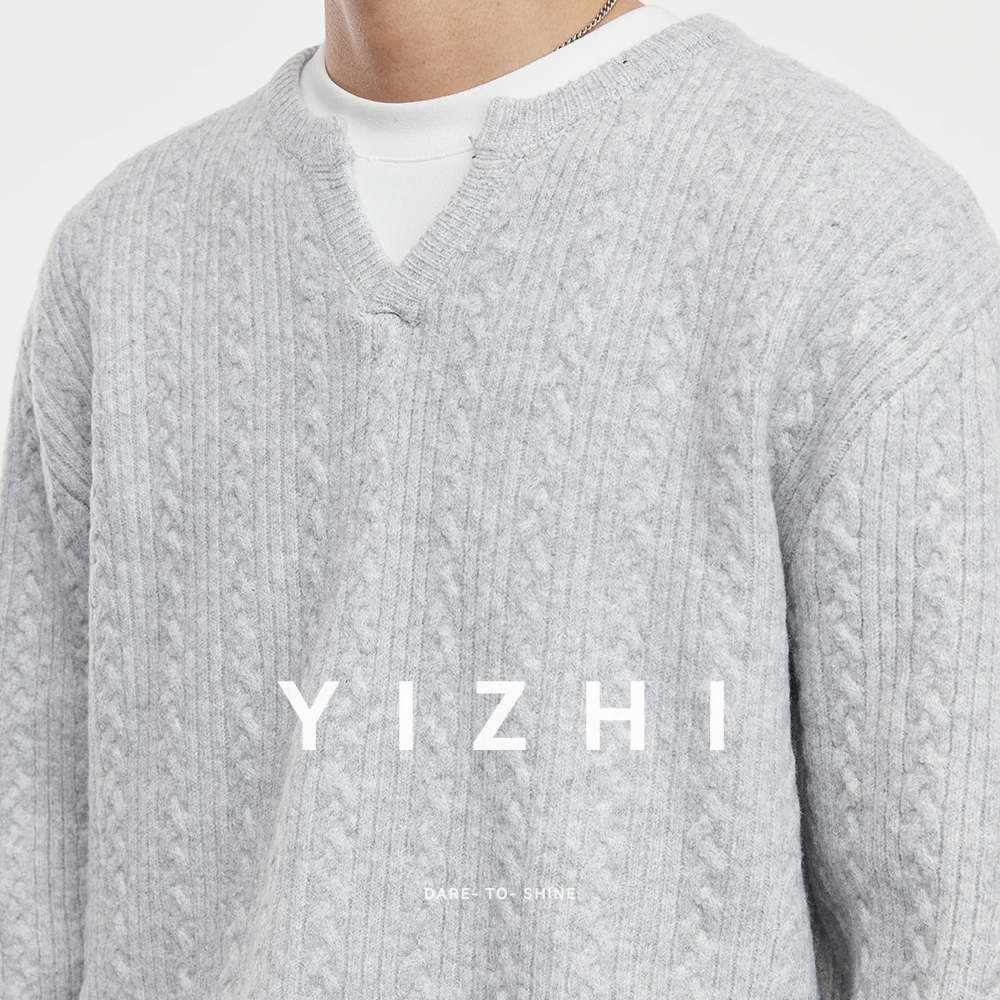 2025 New Fashion Old Money Style Henley Collar Men's Sweatshirt Knitted Cable Loose Casual Men's Sweater Pullover
2025 New Fashion Old Money Style Henley Collar Men's Sweatshirt Knitted Cable Loose Casual Men's Sweater Pullover