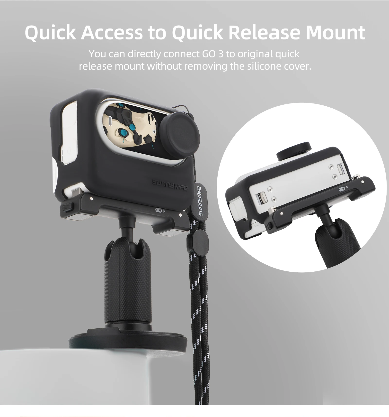 For Insta360 GO3 Silicone Case Camera Sticker Lens Cover Protective Case Lanyard
For Insta360 GO3 Silicone Case Camera Sticker Lens Cover Protective Case Lanyard