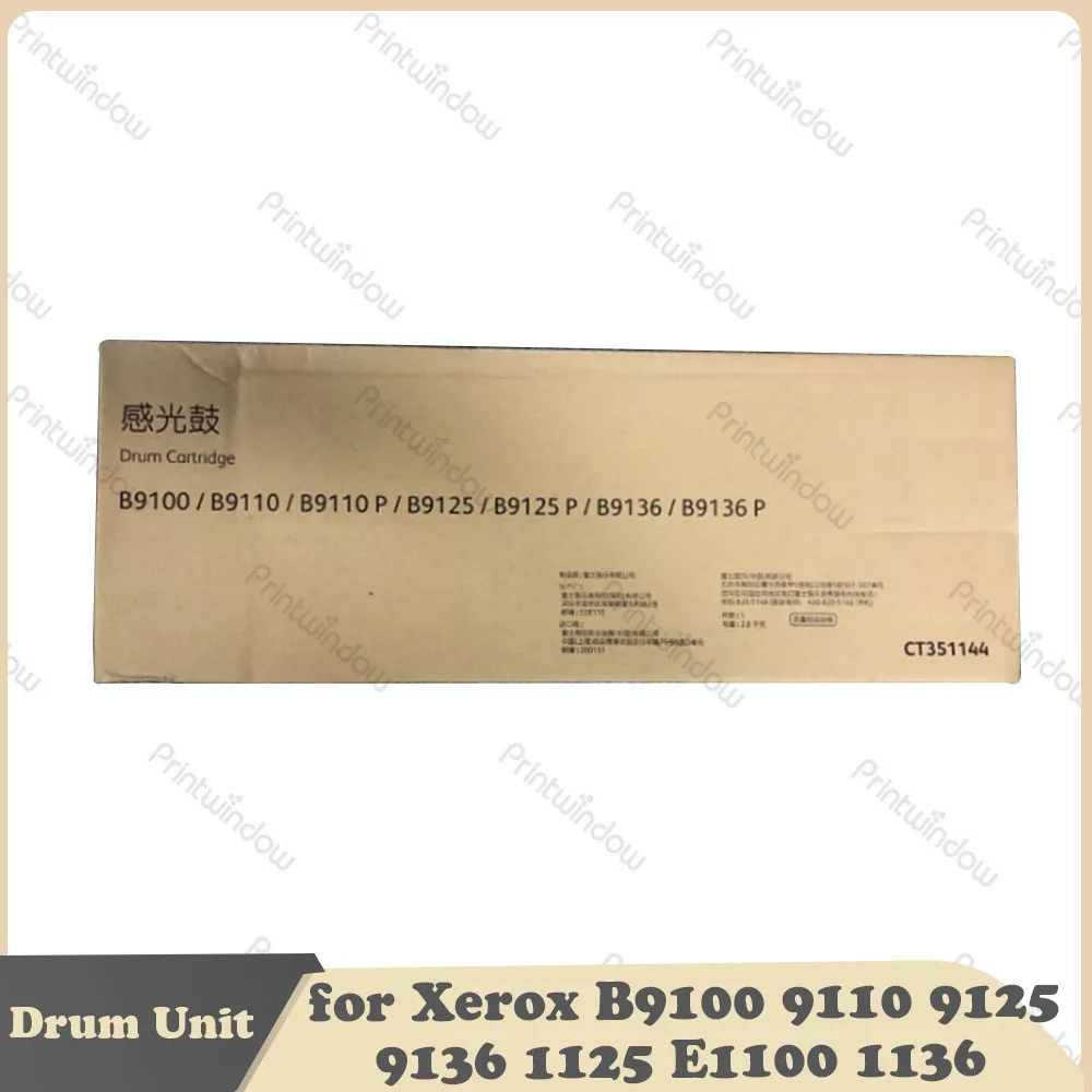 CT351144 Original Drum Unit for Xerox B9100 9110 9125 9136 1125 E1100 1136 Imaging Drum Assembly
CT351144 Original Drum Unit for Xerox B9100 9110 9125 9136 1125 E1100 1136 Imaging Drum Assembly