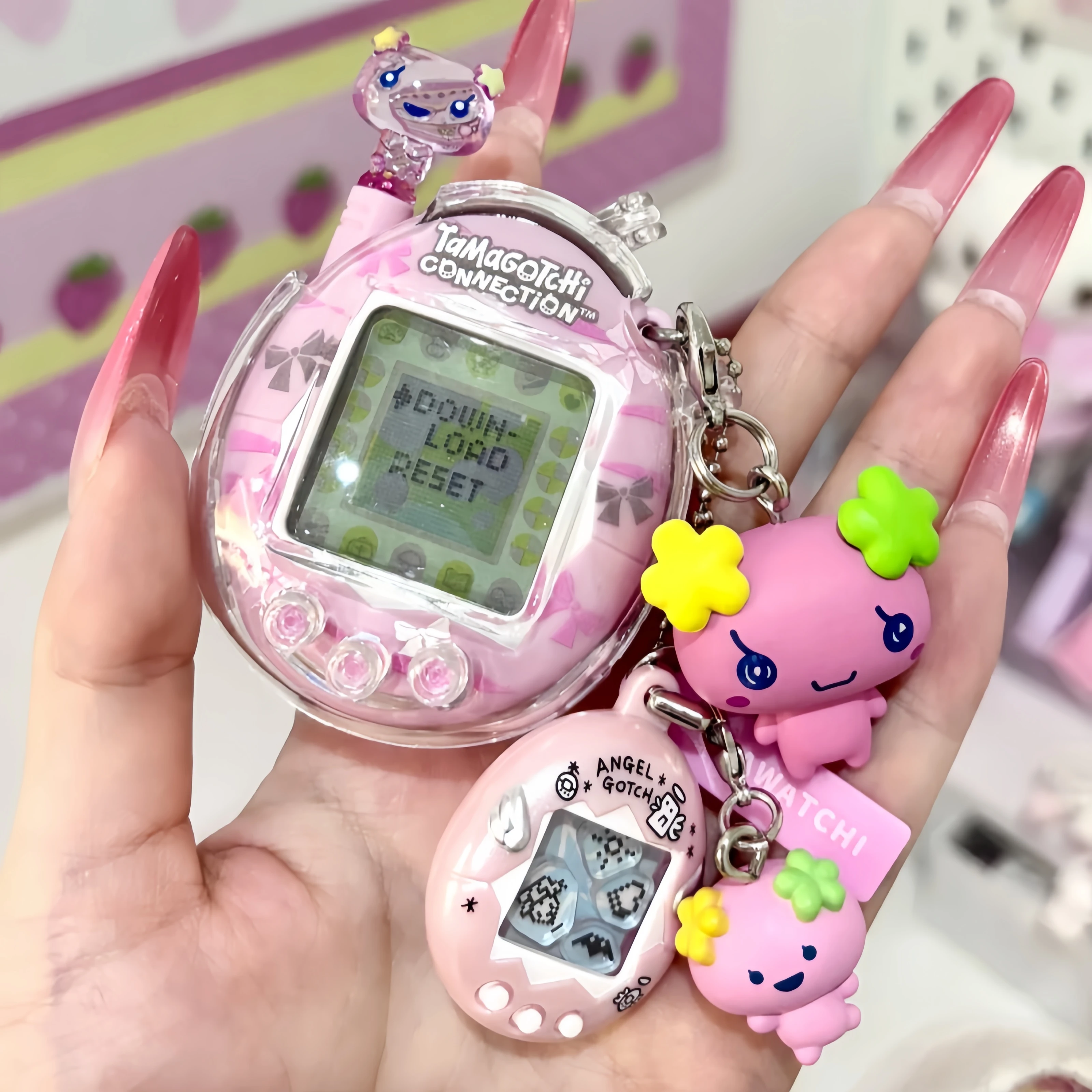 Новый Bandai Tamagotchi Connection V3 Electronic Pet (ссылканая версия) - Элегантный бант/синий пузырь на складе
Новый Bandai Tamagotchi Connection V3 Electronic Pet (ссылканая версия) - Элегантный бант/синий пузырь на складе
