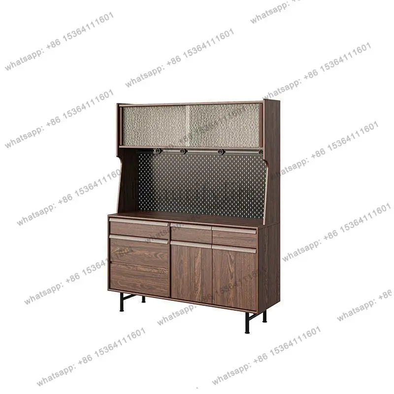 Nordic solid wood dining side, black walnut color, home living room, integrated wall-to-wall tea, kitchen storage
Nordic solid wood dining side, black walnut color, home living room, integrated wall-to-wall tea, kitchen storage