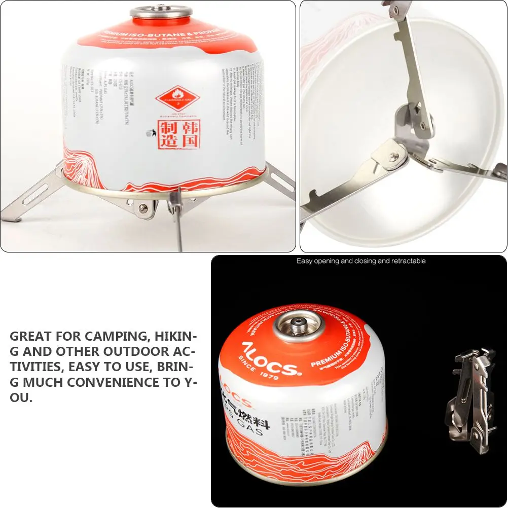 Stainless Steel Gas Tank Camping Bracket Small Oil Fixed Rack Portable Lightweight for Hiking Outdoor Activities Practical
Stainless Steel Gas Tank Camping Bracket Small Oil Fixed Rack Portable Lightweight for Hiking Outdoor Activities Practical