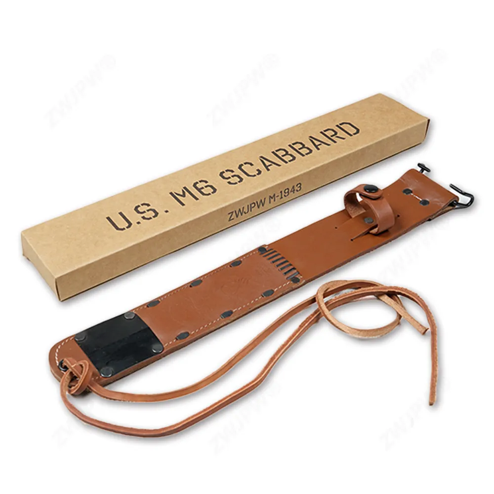 Реплика чехла для ножа M6 в стиле ретро времен Второй мировой войны (США)
Реплика чехла для ножа M6 в стиле ретро времен Второй мировой войны (США)