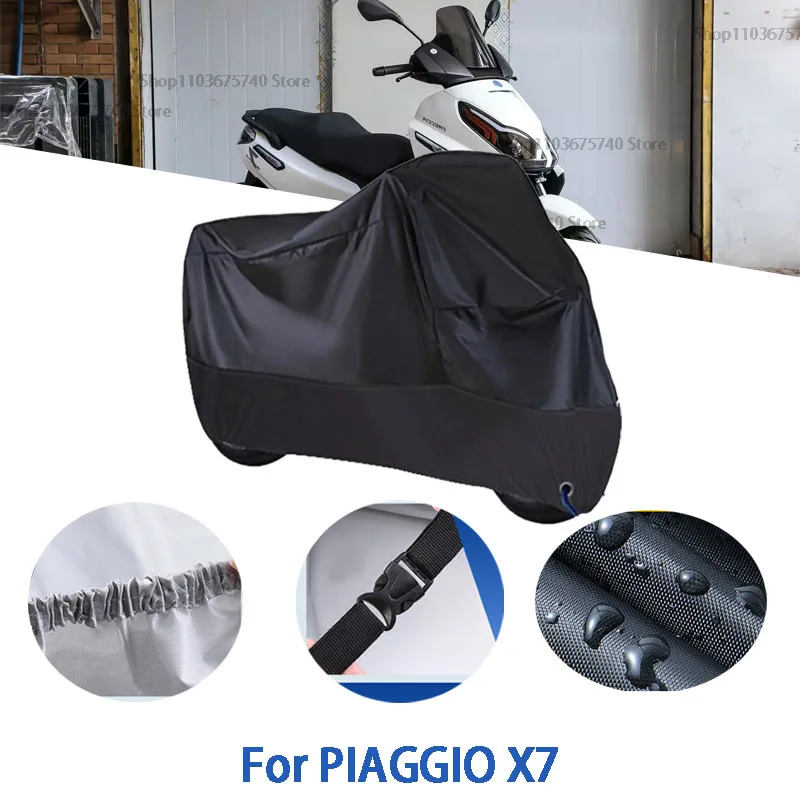 Полные чехлы для мотоцикла PIAGGIO X7, автомобильные чехлы на открытом воздухе, защита от солнца, пыли, без ушей, утолщенные оксфордские чехлы, аксессуары
Полные чехлы для мотоцикла PIAGGIO X7, автомобильные чехлы на открытом воздухе, защита от солнца, пыли, без ушей, утолщенные оксфордские чехлы, аксессуары