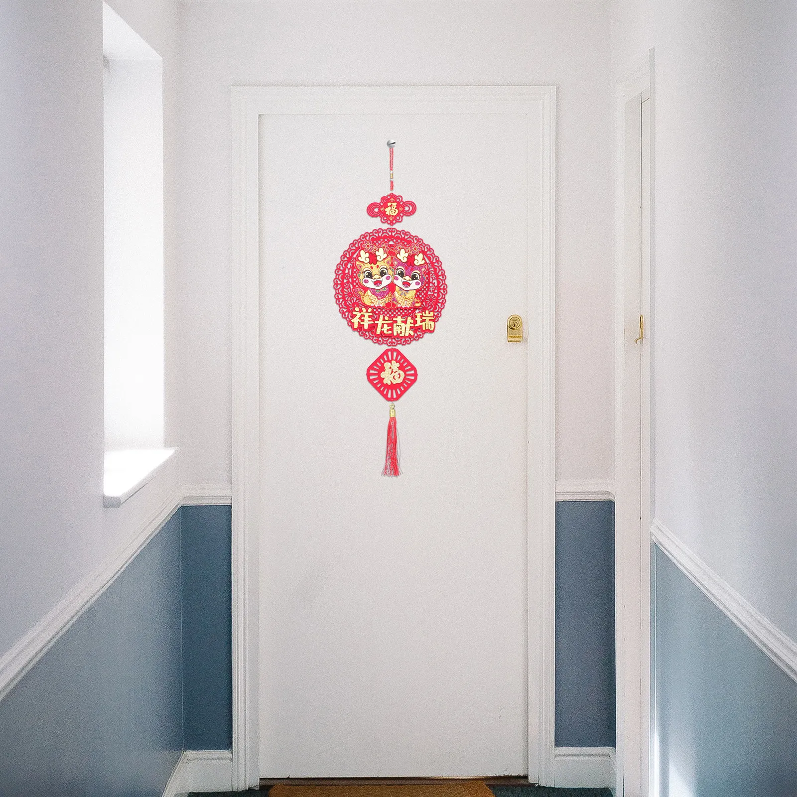Chinese New Year Dragon Felt Hanging Ornament 2024 Year of Dragon Pendant Spring Festival Hanging Decoration for Home Wedding
Chinese New Year Dragon Felt Hanging Ornament 2024 Year of Dragon Pendant Spring Festival Hanging Decoration for Home Wedding