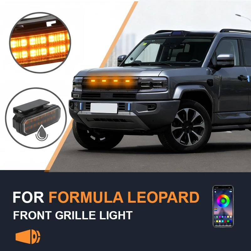 FOR FORMULA LEOPARD Specialized center grid small yellow light Front Grille Lights LED Decorative Warning Light Pickup 12V
FOR FORMULA LEOPARD Specialized center grid small yellow light Front Grille Lights LED Decorative Warning Light Pickup 12V