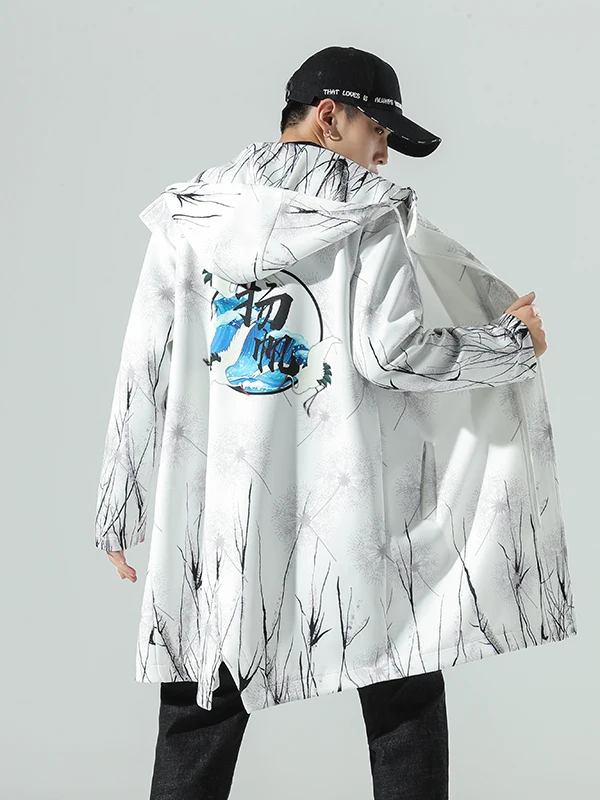 New Chinese Sle Men's Casual Hooded Jaet Crane Pattern Autumn Faion Thin Windbreaker Loose Fit Youth ular Polyester ...
New Chinese Sle Men's Casual Hooded Jaet Crane Pattern Autumn Faion Thin Windbreaker Loose Fit Youth ular Polyester ...