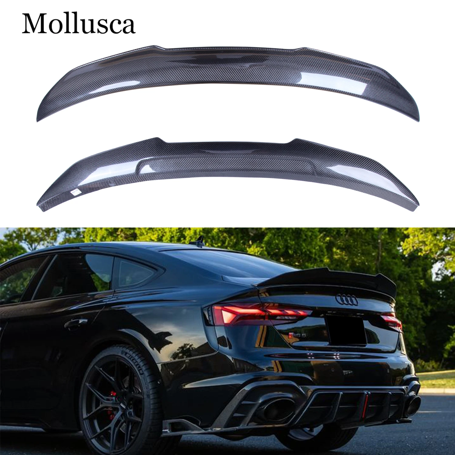 For AUDI A5 S5 RS5 B9 4Door Sportback PSM Style Carbon fiber Rear PSM Style Carbon fiber Rear Spoiler Trunk Wing 2016-2025
For AUDI A5 S5 RS5 B9 4Door Sportback PSM Style Carbon fiber Rear PSM Style Carbon fiber Rear Spoiler Trunk Wing 2016-2025