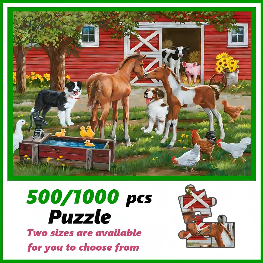 A high-quality 500/1000-piece puzzle, perfect for adults, is a fun family game that helps relieve stress and is great for birthd
A high-quality 500/1000-piece puzzle, perfect for adults, is a fun family game that helps relieve stress and is great for birthd