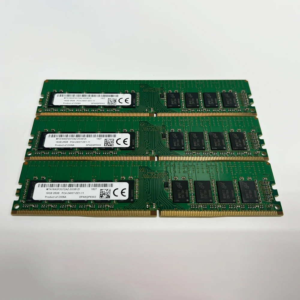 1PCS For MT MTA18ASF2G72AZ-2G3B1 Server Memory Fast Ship High Quality RAM 16GB 2RX8 DDR4 2400 PC4-2400T-EE1
1PCS For MT MTA18ASF2G72AZ-2G3B1 Server Memory Fast Ship High Quality RAM 16GB 2RX8 DDR4 2400 PC4-2400T-EE1