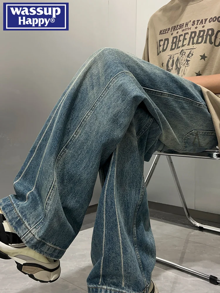 Wassup Happy винтажные мужские джинсы свободного покроя прямые брюки длиной до пола повседневные брюки весна осень новый Sle American Sle
Wassup Happy винтажные мужские джинсы свободного покроя прямые брюки длиной до пола повседневные брюки весна осень новый Sle American Sle