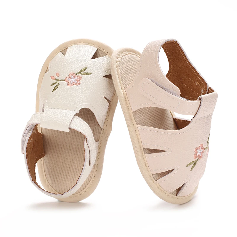 Newborn Baby Girl Sandals Summer Embroidered Leisure Comfortable Lightweight Floral Soft Sole Wrap Toe Sandals For 0-18M
Newborn Baby Girl Sandals Summer Embroidered Leisure Comfortable Lightweight Floral Soft Sole Wrap Toe Sandals For 0-18M