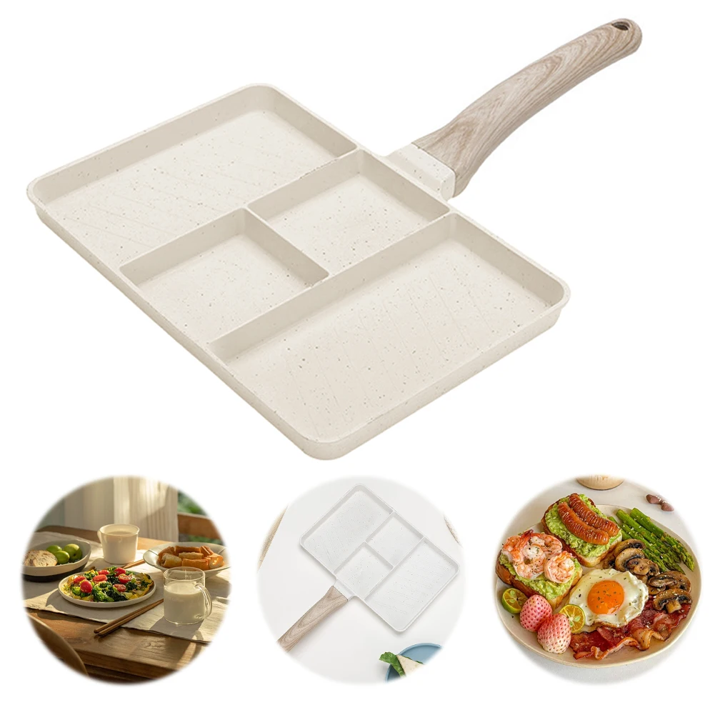 Four-Cup Eggs Medical Stone Omelet Pans Alloy Breakfast Mcmuffin Egg Making Pan Compatible with Gas Stove and Induction Cooktop
Four-Cup Eggs Medical Stone Omelet Pans Alloy Breakfast Mcmuffin Egg Making Pan Compatible with Gas Stove and Induction Cooktop