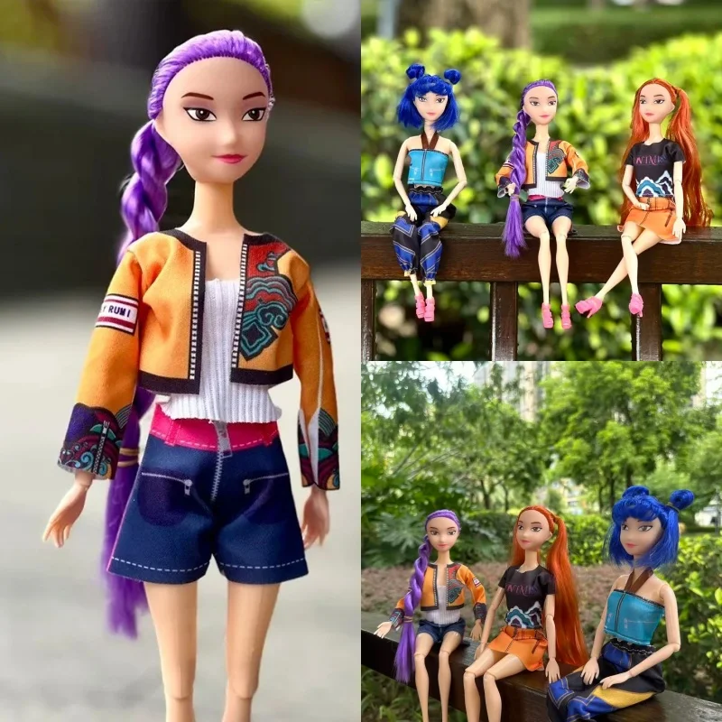 2025 HOT Kpop Demon Hunters Action Figure Toy Rumi Mira Zoey Suit Figurine Doll For Fans Christmas Dolls DIY Toy For Girls
2025 HOT Kpop Demon Hunters Action Figure Toy Rumi Mira Zoey Suit Figurine Doll For Fans Christmas Dolls DIY Toy For Girls