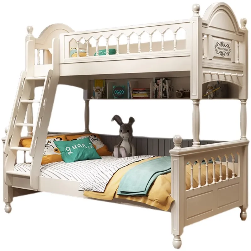 Full solid wood double decker bed for children and mothers with two levels of height and multifunctional combination bed
Full solid wood double decker bed for children and mothers with two levels of height and multifunctional combination bed