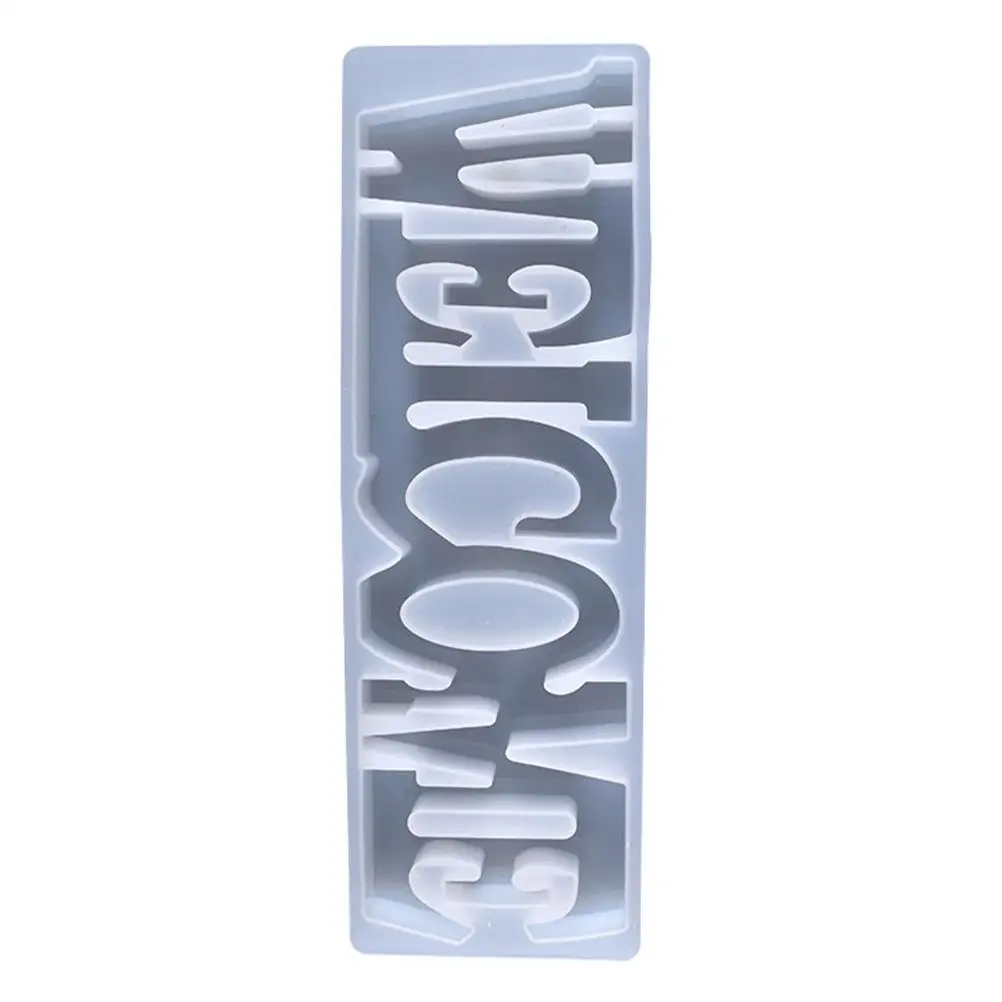 DIY Silicone Mold Letter Stencil Resin Word Molds Welcome Casting Key Chain Office Craft Accessories Reusable Non Stick Easy
DIY Silicone Mold Letter Stencil Resin Word Molds Welcome Casting Key Chain Office Craft Accessories Reusable Non Stick Easy